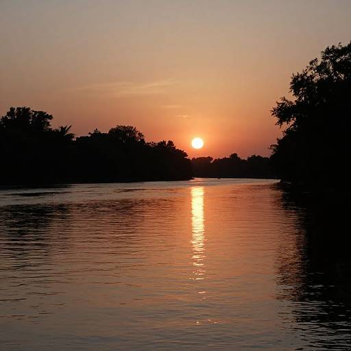 Twilight River Reflections and Memories