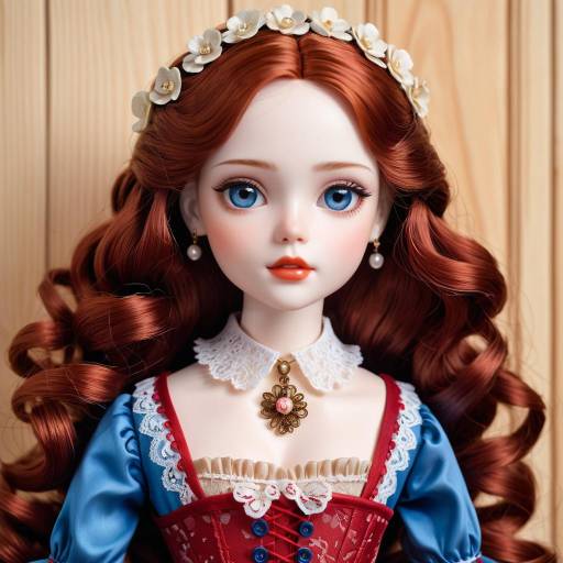 Realistic Portrait of a Porcelain Doll