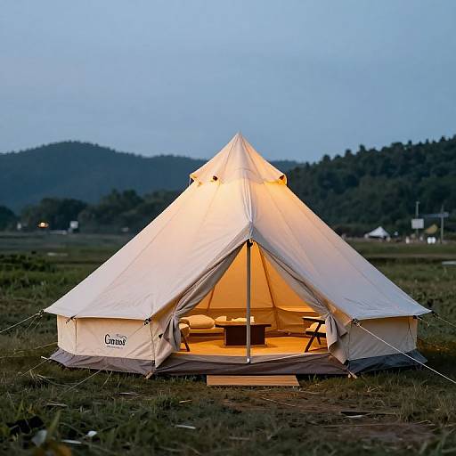 Cozy Glamping Tent Experience