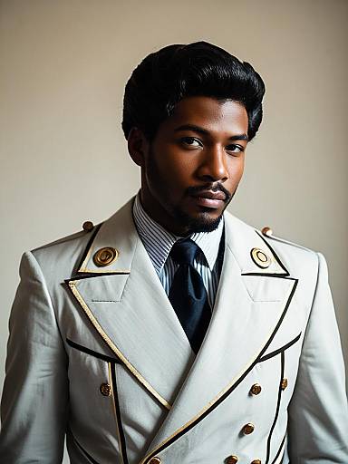 Man Wearing Winston Davis Costume