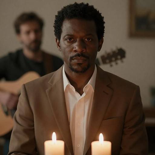 Dramatic Lit Portrait of a Man