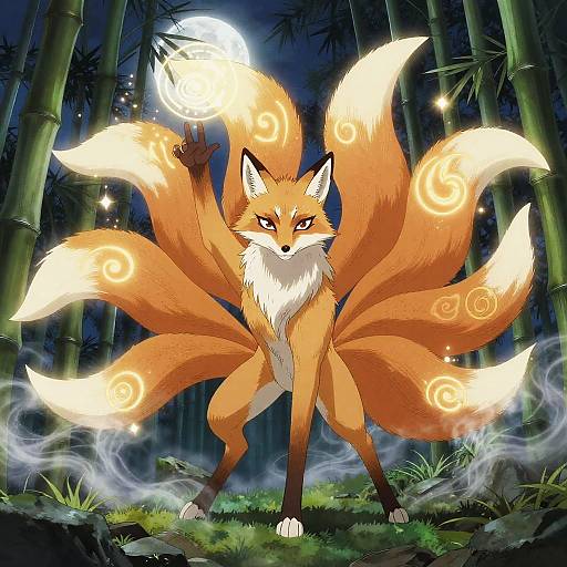 Enchanted Fox Casting Illusions