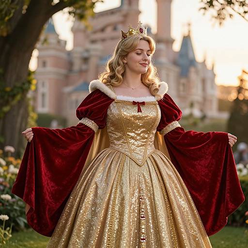 Realistic Fairy-Tale Princess Portrait