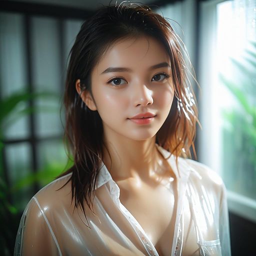 Intimate Portrait of a Young Woman