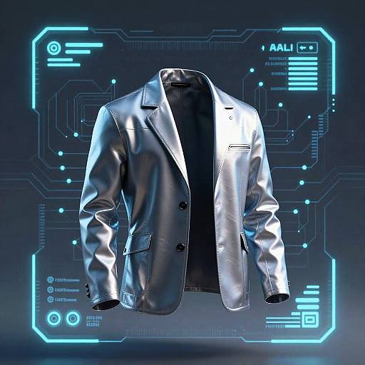 Futuristic AI Clothes Remover Interface