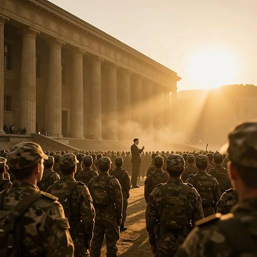 Spartan Leader's Inspiring Army Speech