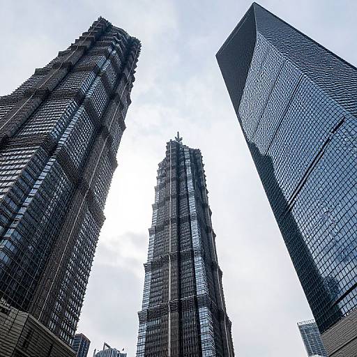 Majestic Skyscrapers with Dramatic Perspective