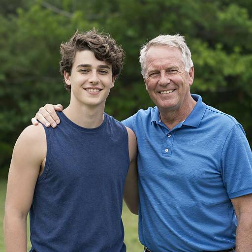 Joyful Moment Between Two Friends Outdoors