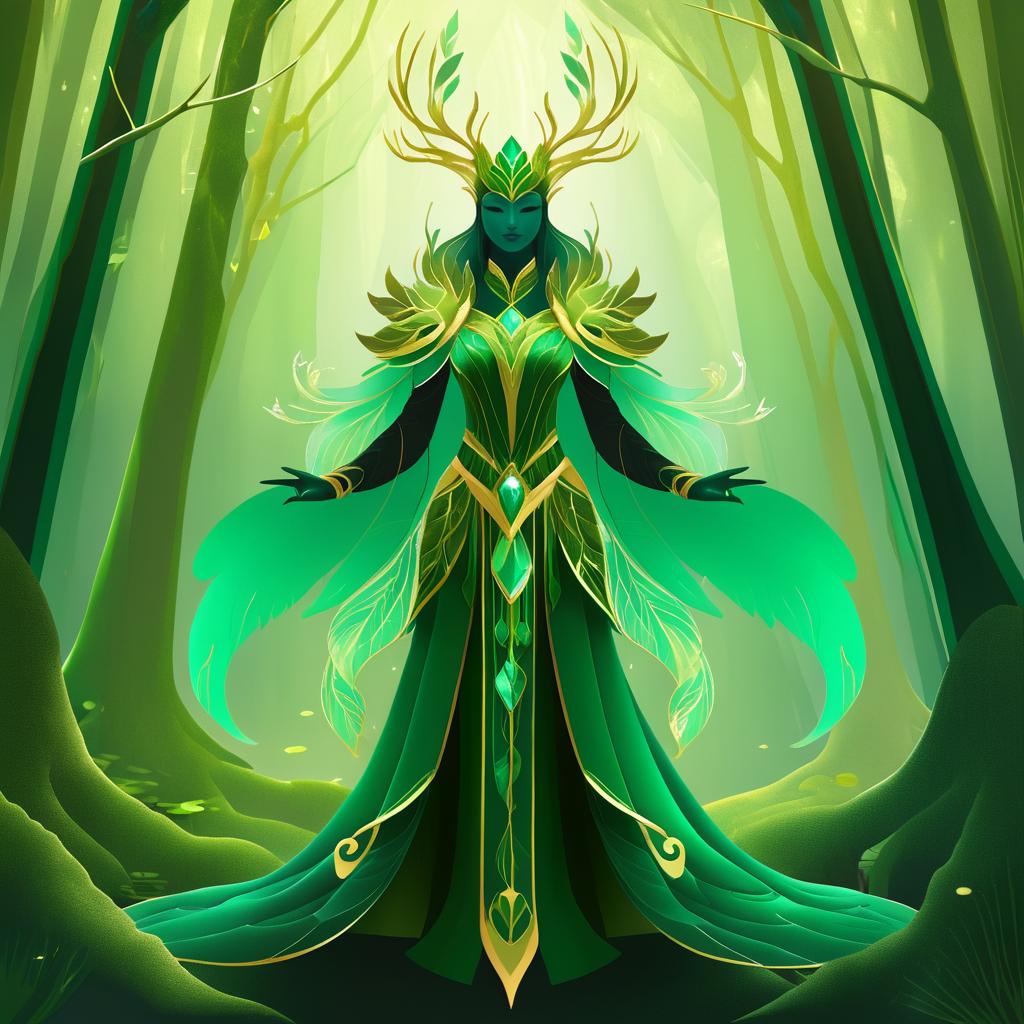 Ethereal Forest Guardian Concept Art