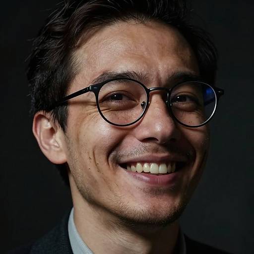 Renaissance-Tech Portrait from Worm's Eye View