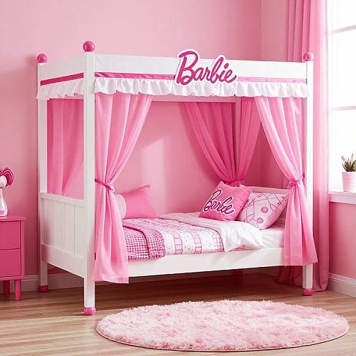 Barbie-Themed Girl's Room Decor