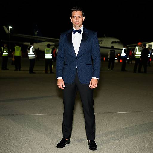 Midnight Blue Dinner Jacket Elegance
