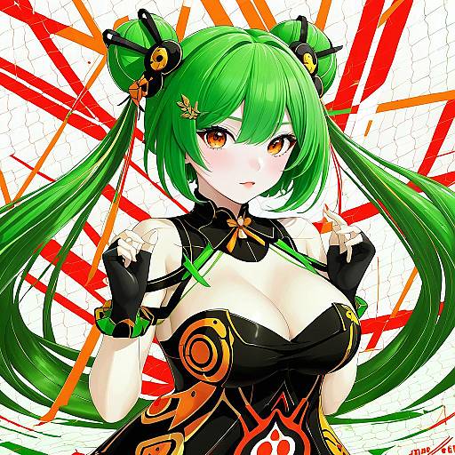 Illustration of Ai-chan (honkai impact), honkai (series) in the style of Aoi kumiko