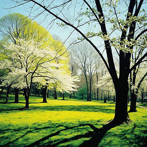 Enchanting Early Spring Afternoon Painting