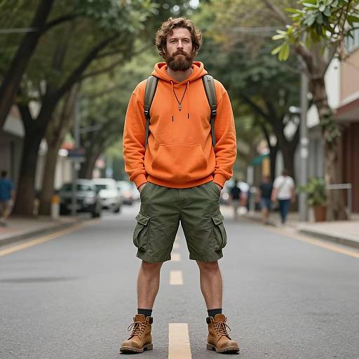 Casual Portrait of a Quirky Costume Guy