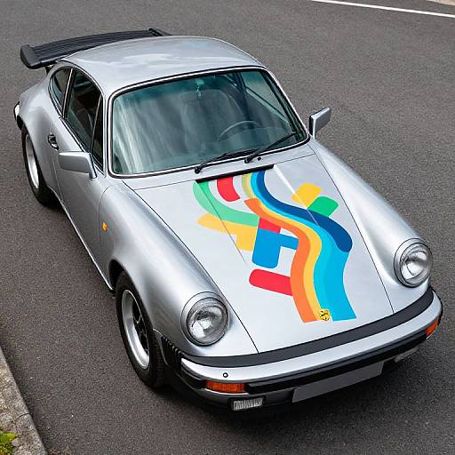 Elizabeth Bennet's Abstract Porsche 911