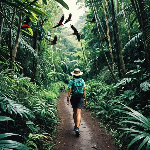 Dreamy Jungle Adventure of a Hiker Dreamy Jungle Adventure of a Hiker