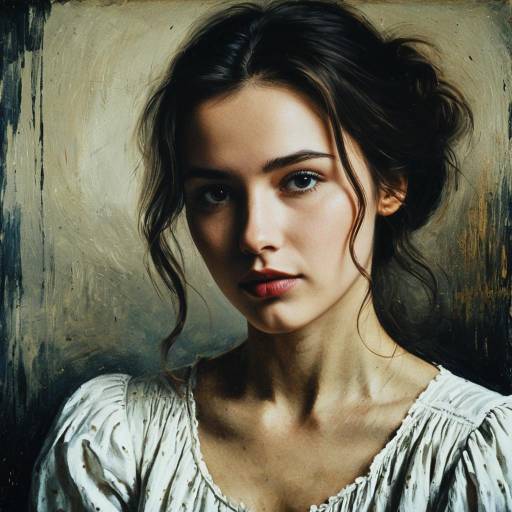 Romanticism Style Portrait of a Woman
