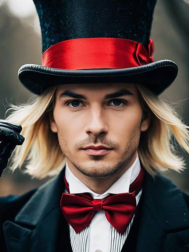 Blonde Male Deluxe Mad Hatter Costume