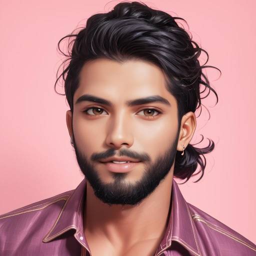 Expressive Portrait of a Young South Asian Man Expressive Portrait of a Young South Asian Man