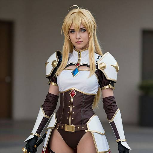 Realistic Artoria Pendragon Cosplay Photo