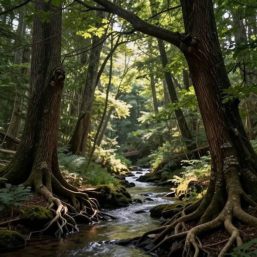 Ancient Forest Serenity and Wisdom