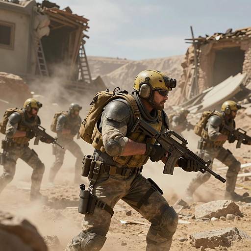 Epic Last Stand in Desert Canyon