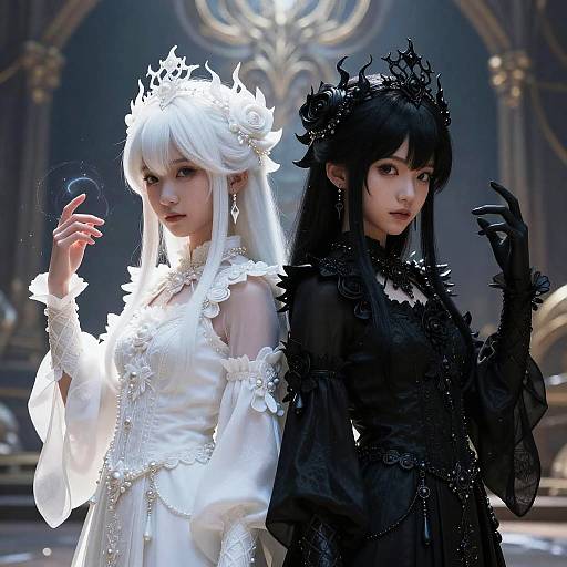 Twin Guardians of Light and Shadow