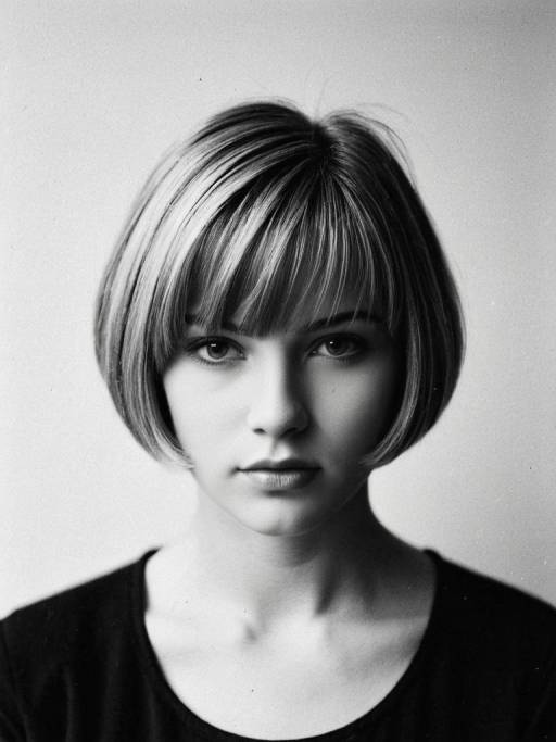 Chic Short Bob Haircuts for Mature Women