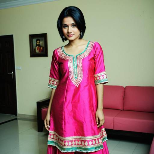 Elegant Punjabi Suit Party Portrait