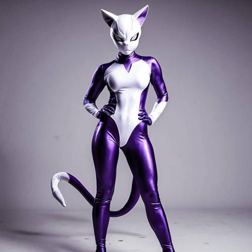 Stylish Mewtwo Cosplay Costume Design