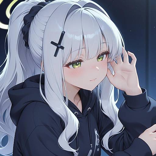 Illustration of Hare (blue archive), blue archive in the style of Pinta (ayashii bochi)