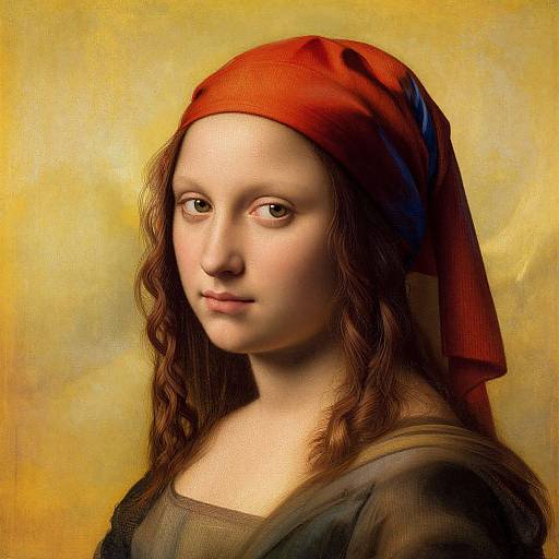 Renaissance-Inspired Braided Portrait