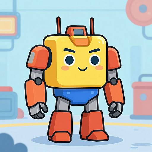 Friendly Robot Clipart for Kids