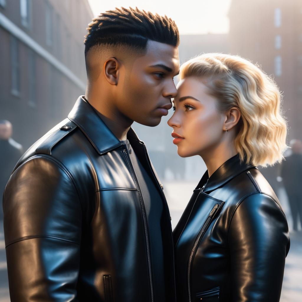 Romantic Scene: John Boyega and Vanessa Kirby