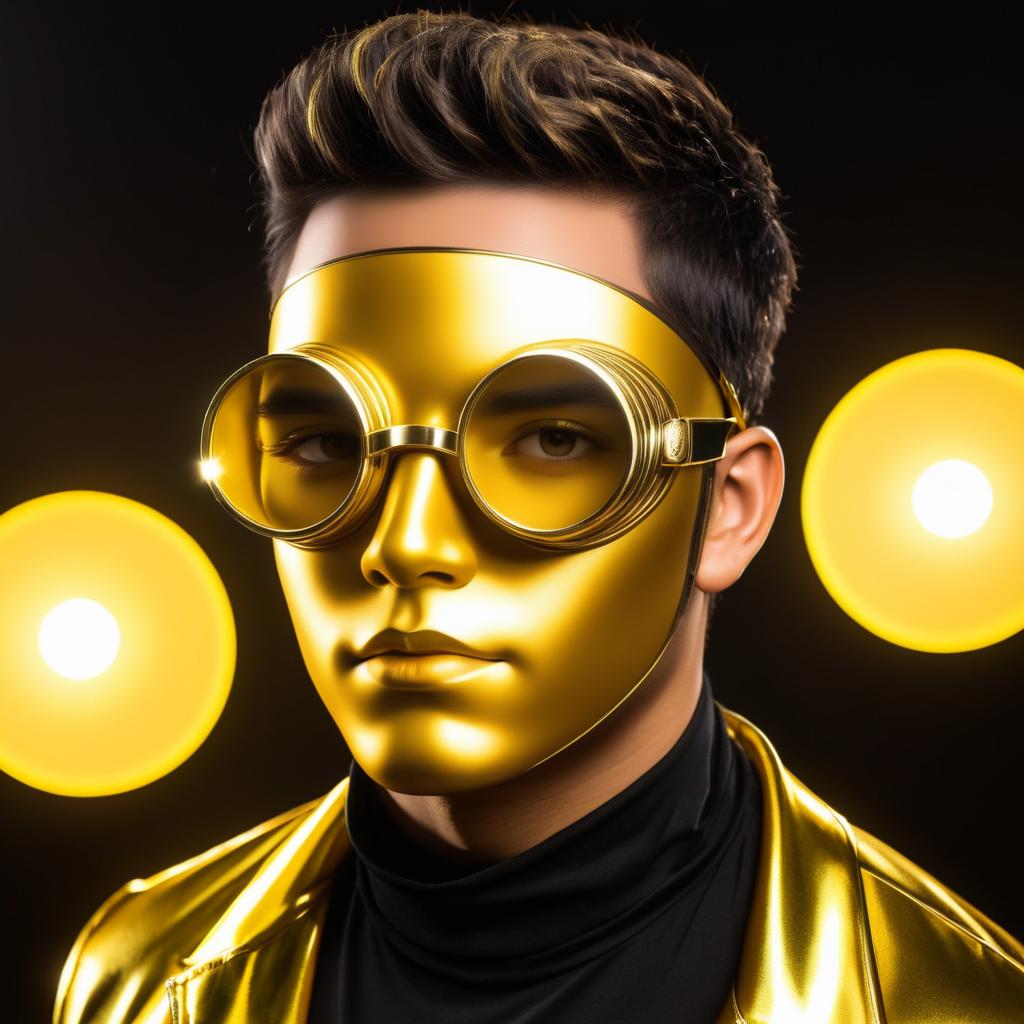 Seamless Gold Makeup Minion Transformation