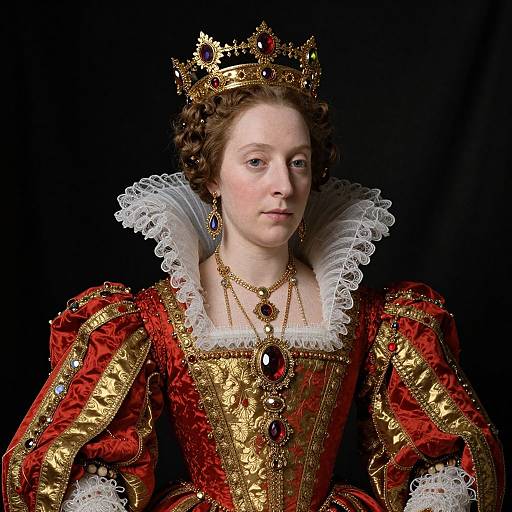 Elizabethan Regal Woman Portrait