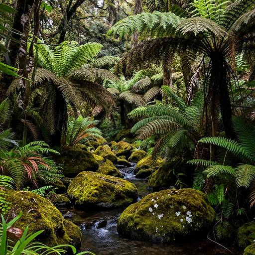 Lush New Zealand Forest Landscape