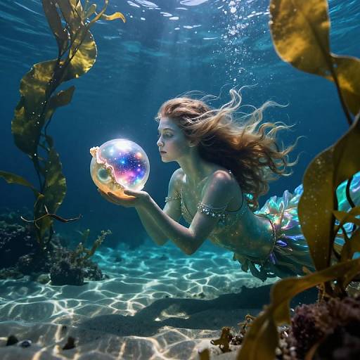 Magical Realism Underwater Sea Nymph