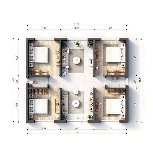 AI Modern Apartment Floor Plan Creator