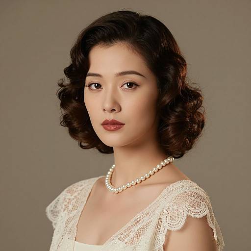 1920s Elegant Woman Portrait