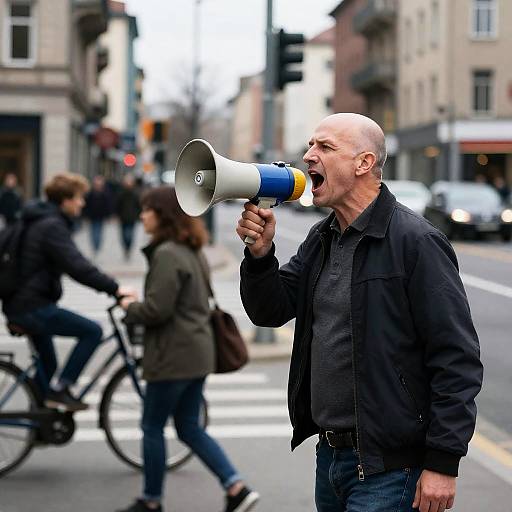 Urban Street Scene with Dynamic Characters