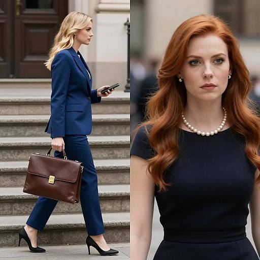 Dynamic Collage of Two Women