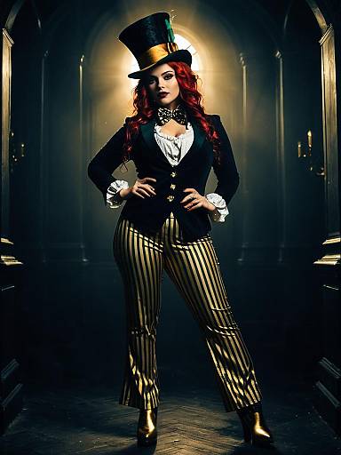 Plus Size Mad Hatter Costume