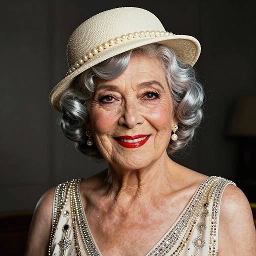 Ultra-Realistic 1920s Latina Flapper Portrait