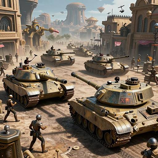 Intergalactic Empire Battle Scene