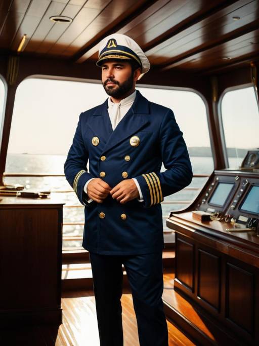 Cinematic Ship Captain Cosplay Portrait