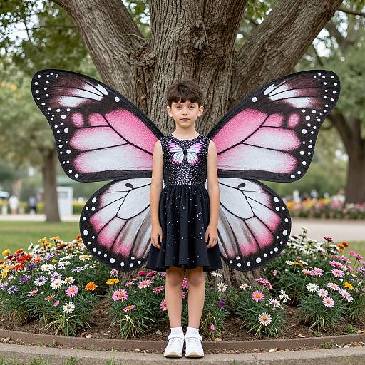 Butterfly-Themed Party Dress for Male