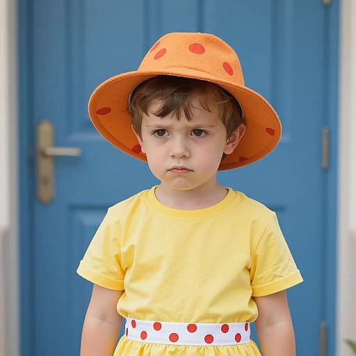 Young Boy in Toadette-Inspired Costume