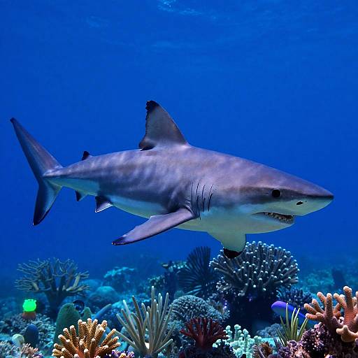 Photorealistic Shark-Dog Hybrid Underwater